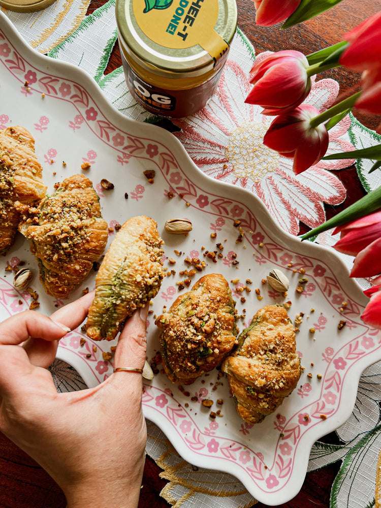 Pistachio Chai Spiced Croissant