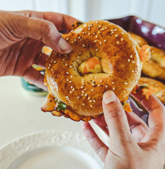 Stuffed Pizza Bagels