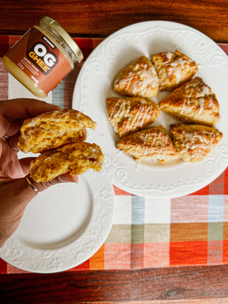 Chai Spice Swirl Scones